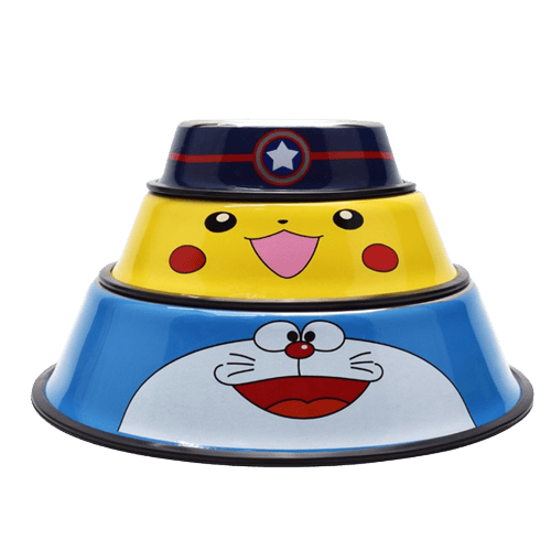 Captain America Pet Bowl Food Dish Marvel Dog Cat Bowl