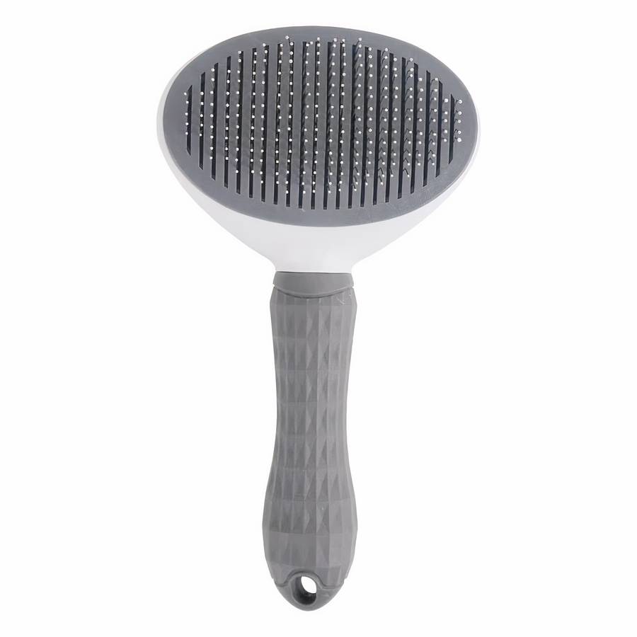 Self Cleaning Dog Grooming Brush for Shedding Control and Easy Coat Maintenance