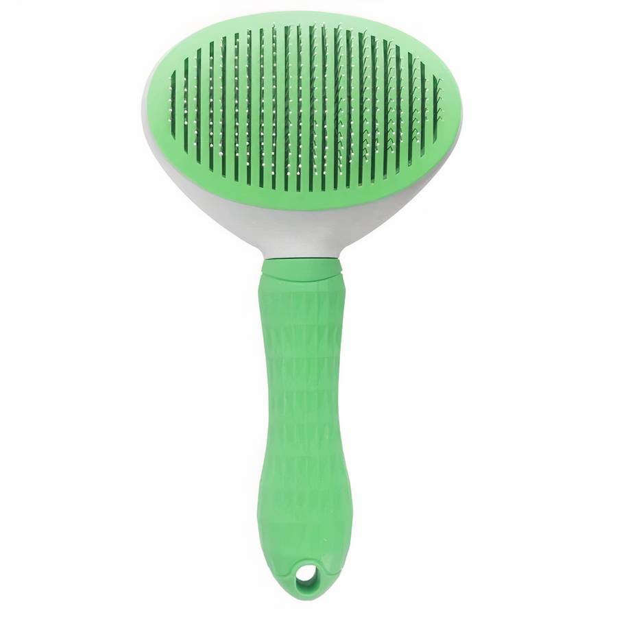 Self Cleaning Dog Grooming Brush for Shedding Control and Easy Coat Maintenance
