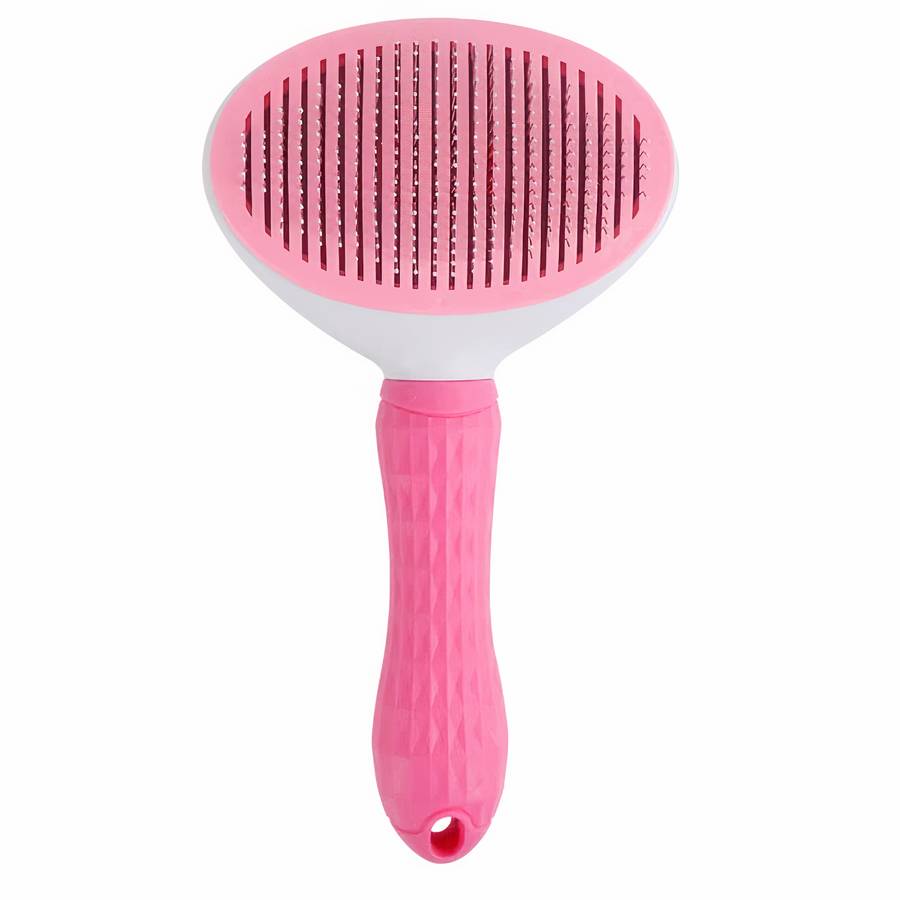 Self Cleaning Dog Grooming Brush for Shedding Control and Easy Coat Maintenance