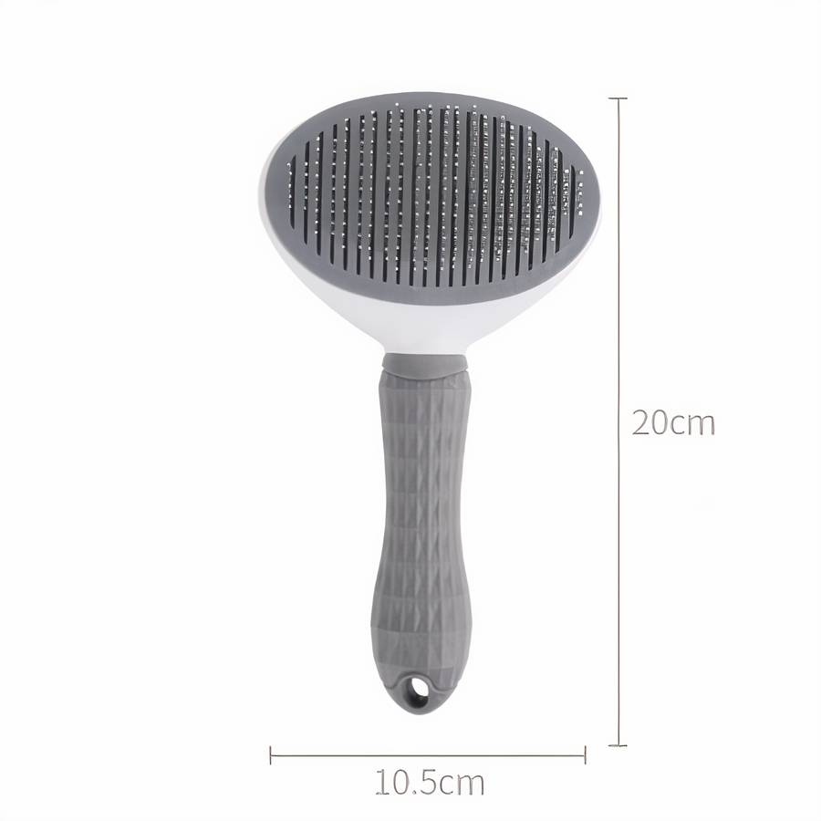 Self Cleaning Dog Grooming Brush for Shedding Control and Easy Coat Maintenance