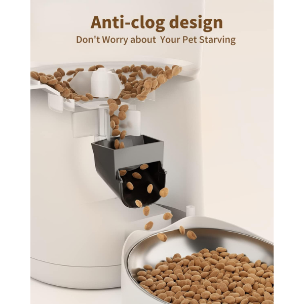Smart Connected Cat Food Dispenser Automatic Dry Cat Food Feeder for Cats