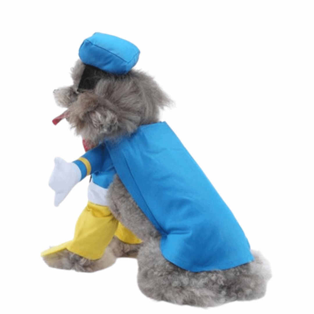 Donald Costume for Cats and Dogs Pet Halloween Outfit