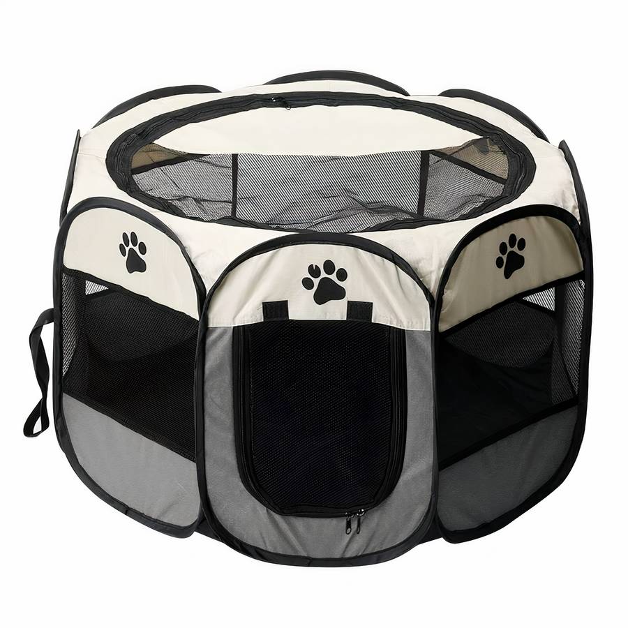 Dog Playpen Portable Pet Exercise Pen for Small and Large Dogs