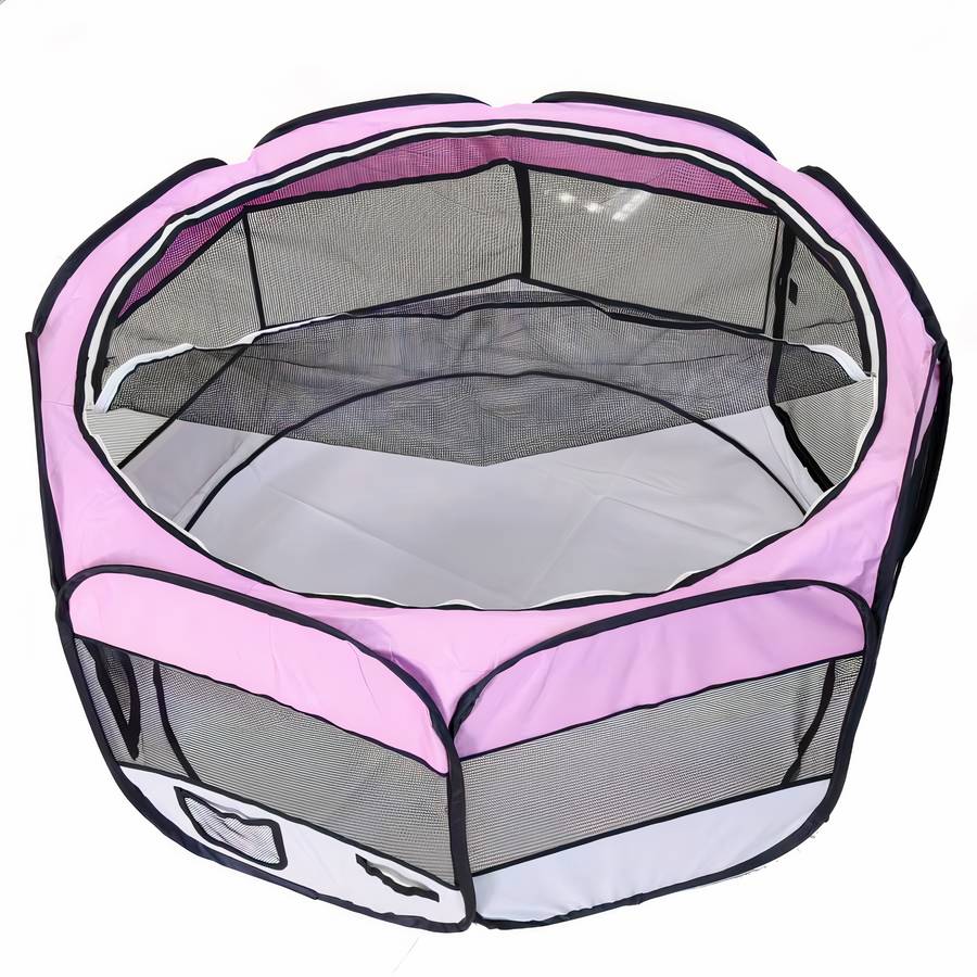 Foldable Octagonal Dog Tent Portable Pet Shelter Canopy