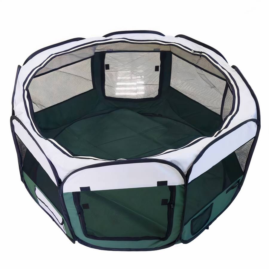 Foldable Octagonal Dog Tent Portable Pet Shelter Canopy