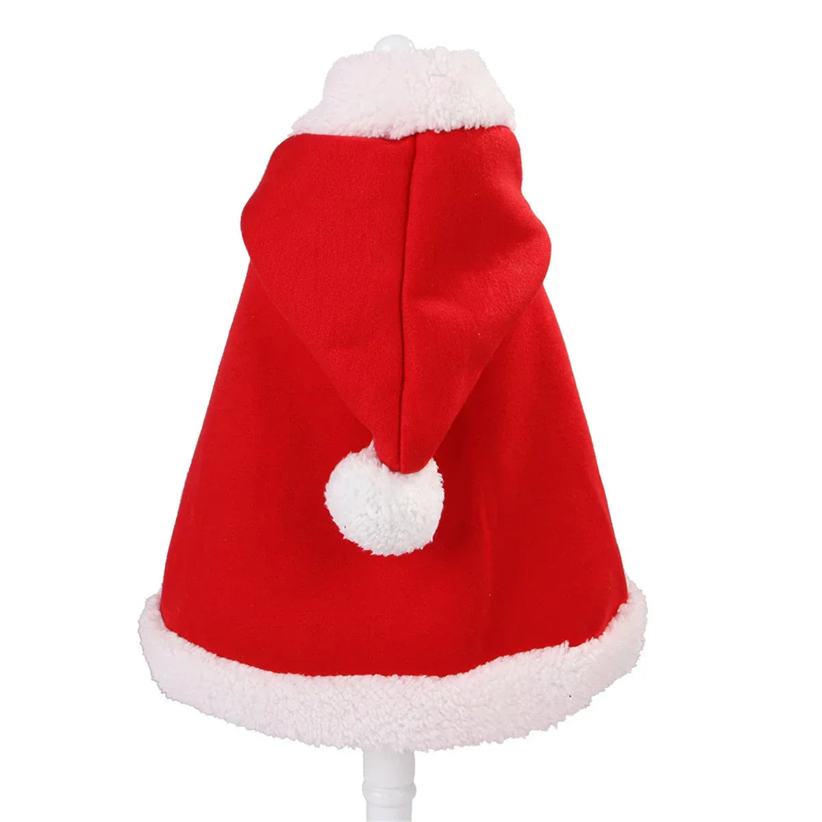 Santa Claus Cape Cat Costume Pet Christmas Outfit