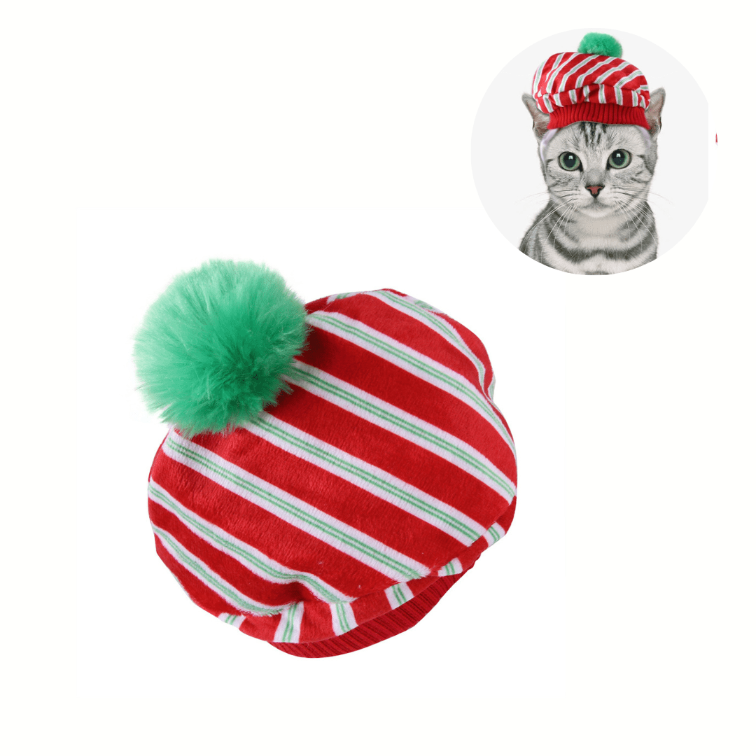 Cat Head Costume Hat Pet Headwear for Cats Halloween Dress Up