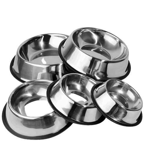 Stainless Steel Pet Bowl Durable Dog Cat Food Water Dish
