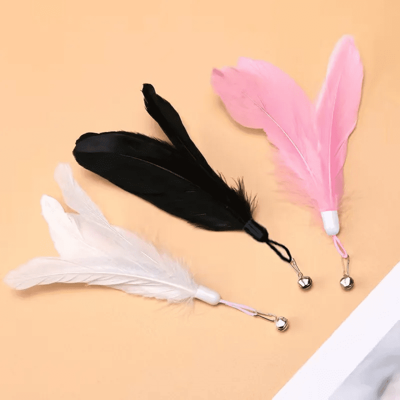 Cat Fishing Rod with Suction Cup Toy for Cats Interactive Play