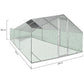 Galvanized Steel Chicken Coop Run Enclosure 65 to 194 Sq Ft Wire Mesh Pen
