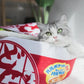 Japanese Style Cat Bed Plush Cozy Pet Sleeping Mat