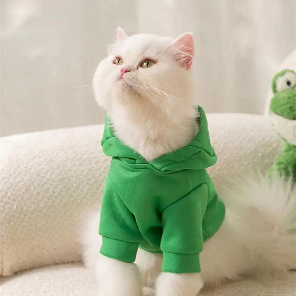 Cute Cat Hooded Costume for Kids and Adults Animal Pajamas Party Outfit