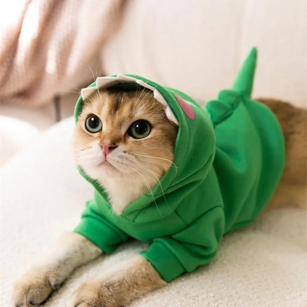 Cute Cat Hooded Costume for Kids and Adults Animal Pajamas Party Outfit