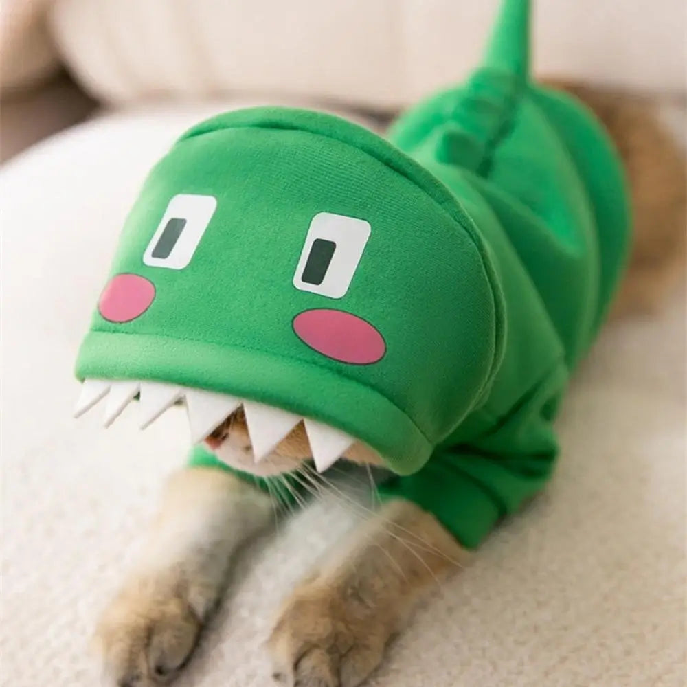 Cute Cat Hooded Costume for Kids and Adults Animal Pajamas Party Outfit