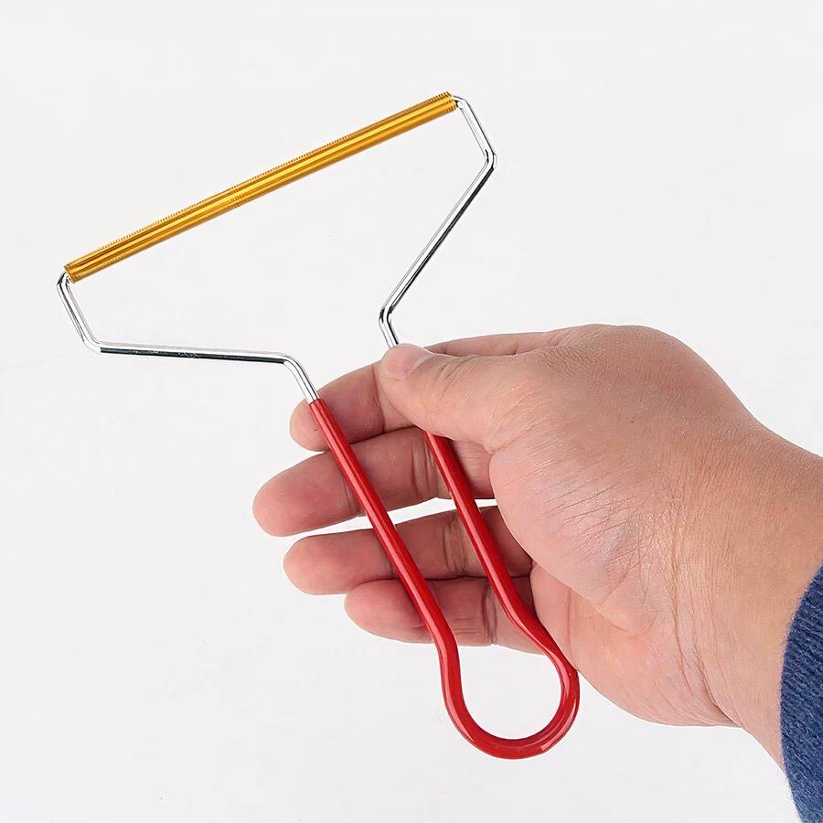 Steel Handle Clothes Brush for Lint and Fabric Cleaning