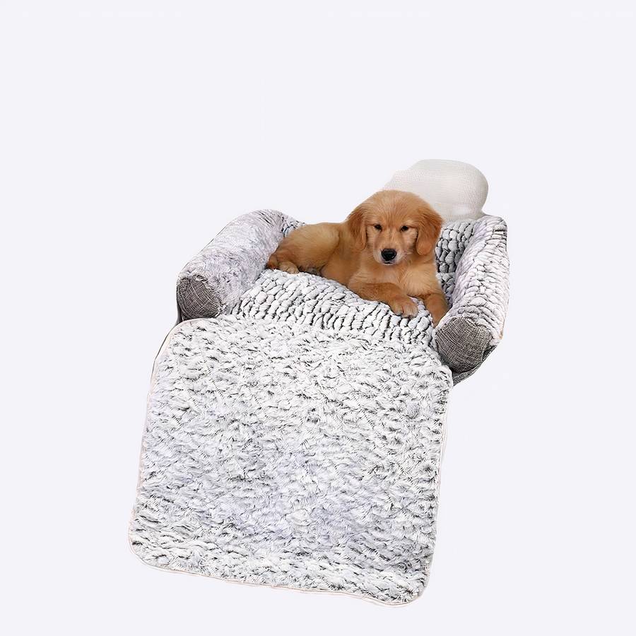 Cozy Warm Dog Sofa Bed Comfortable Pet Couch