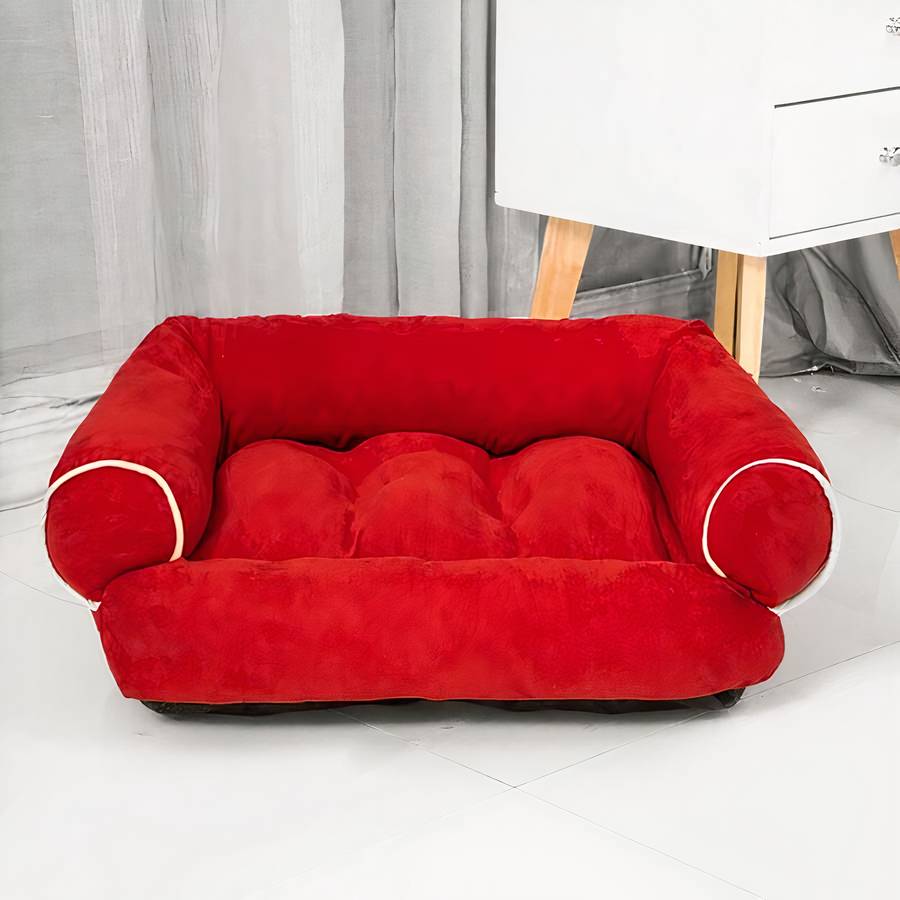 Dog Sofa Bed Convertible Couch Pet Sleeper Plush Comfortable Lounge