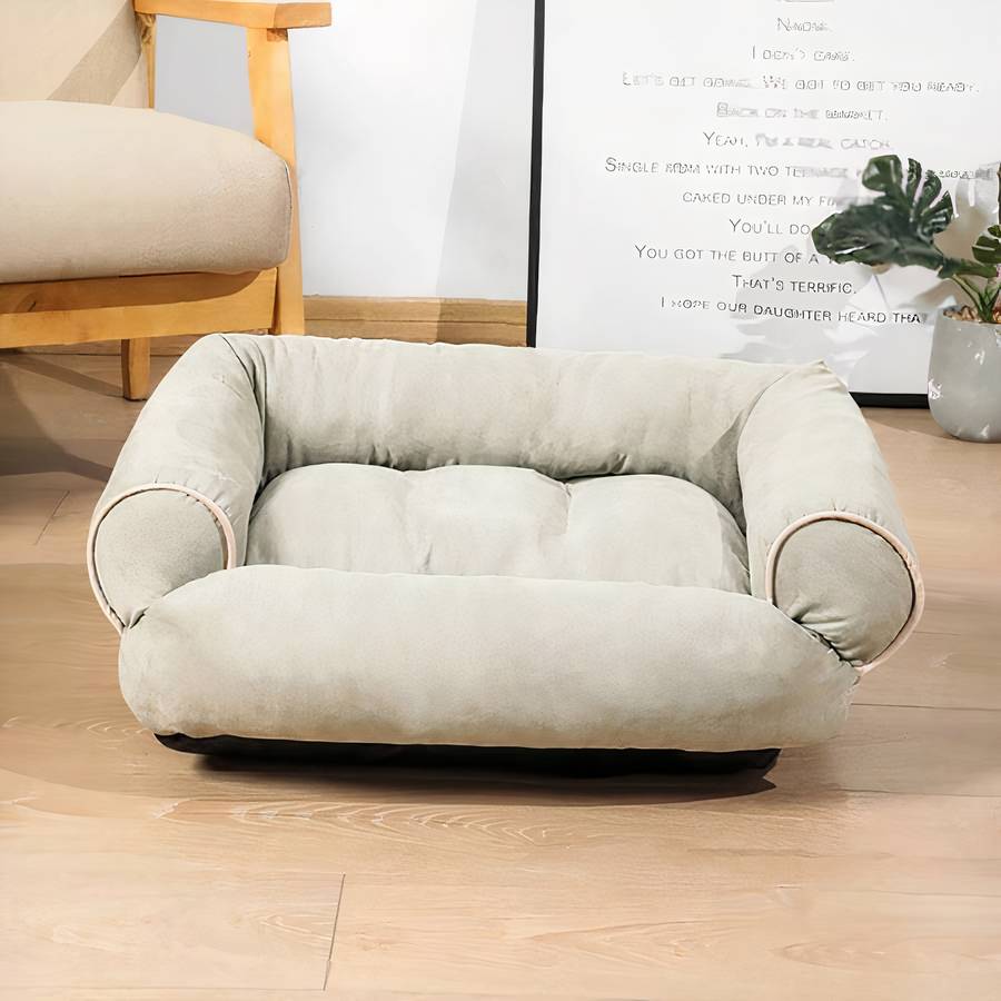 Dog Sofa Bed Convertible Couch Pet Sleeper Plush Comfortable Lounge