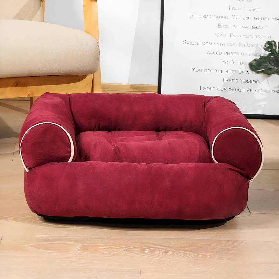 Dog Sofa Bed Convertible Couch Pet Sleeper Plush Comfortable Lounge