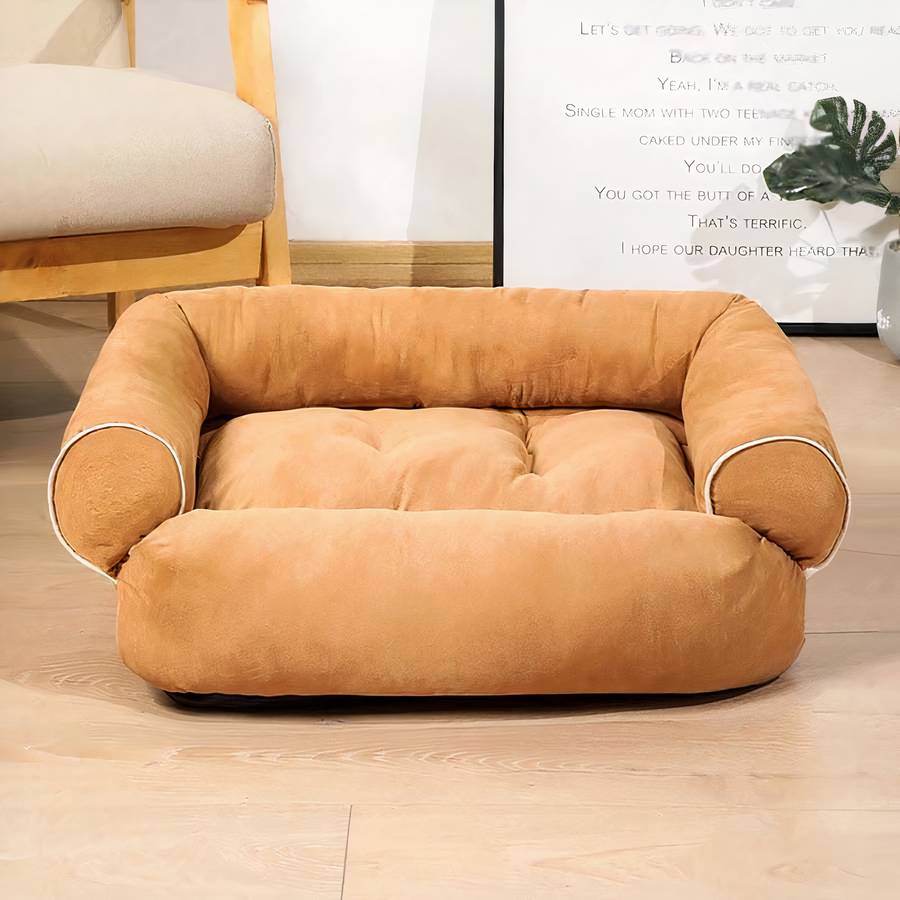 Dog Sofa Bed Convertible Couch Pet Sleeper Plush Comfortable Lounge