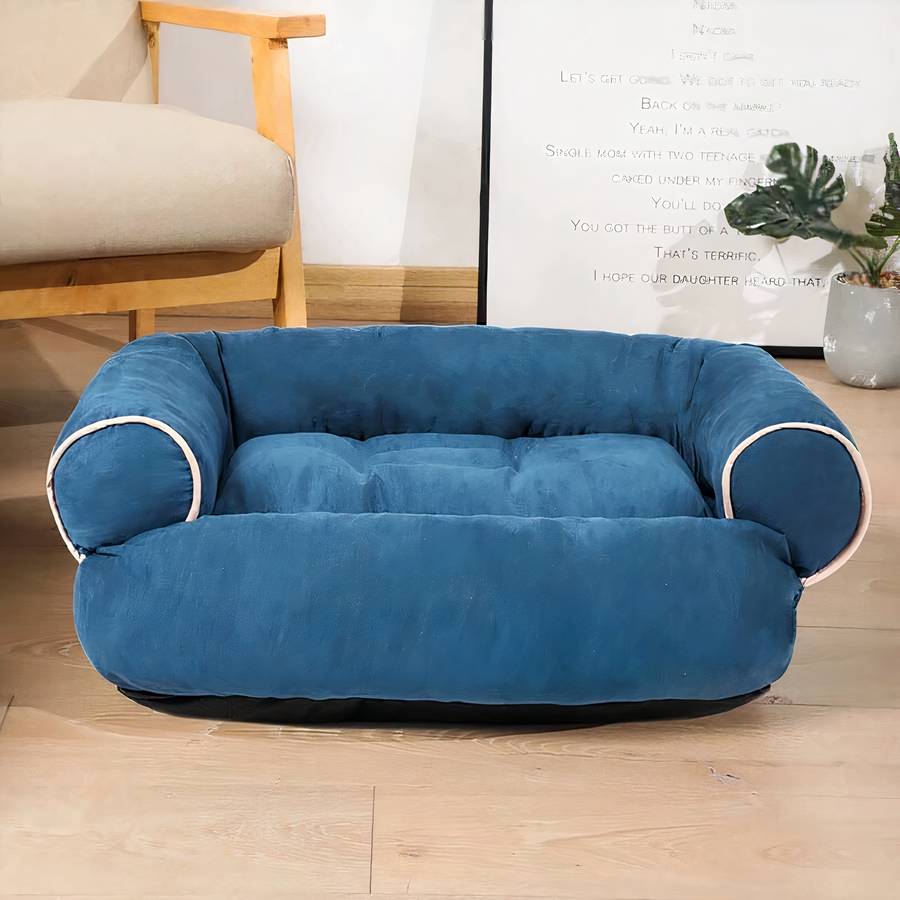 Dog Sofa Bed Convertible Couch Pet Sleeper Plush Comfortable Lounge