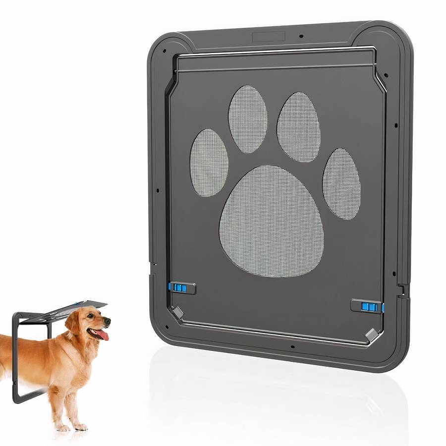 Dog Door Pet Flap for Small to Large Dogs Easy Install Weatherproof