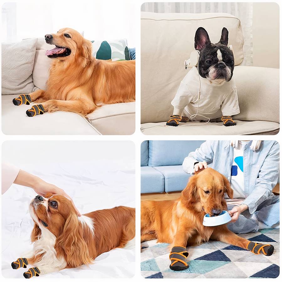 Waterproof Breathable Dog Booties for All Weather Protection