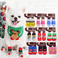 Multicolor Warm Cotton Dog Booties Cozy Pet Slippers for Small to Large Dogs
