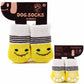 Multicolor Warm Cotton Dog Booties Cozy Pet Slippers for Small to Large Dogs