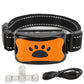 Dog Paw Print Anti Bark Collar Adjustable No Barking Training Device