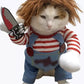 Chucky Cat Halloween Costume for Kids and Adults Creepy Cat Costume