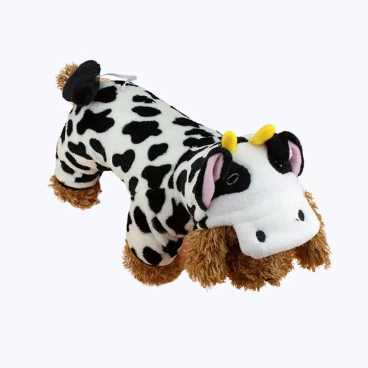 Cow Print Cat Costume Hoodie Animal Onesie Pajama