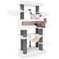 Giant XXL Cat Tree 48 x 176 inches Extra Large Cat Tower with Scratching Posts and Perches