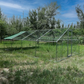 Chicken Coop Run - 344 Sq Ft 8x4x2.8 ft Round Wire Mesh 1.5 inch Galvanized Steel Enclosure