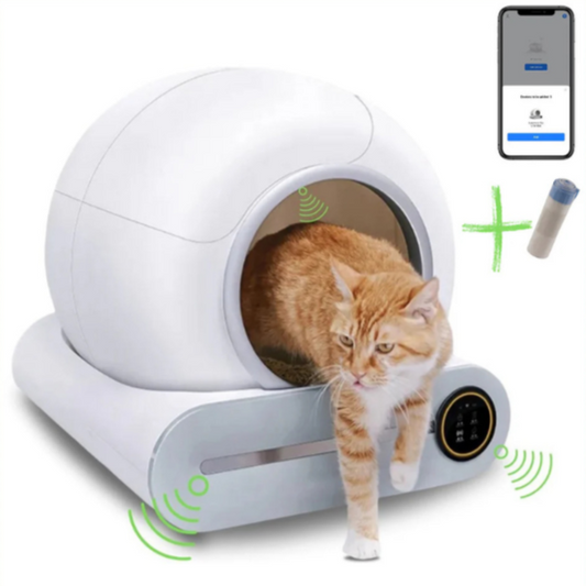 Smart Automatic Cat Litter Box with WiFi Connectivity