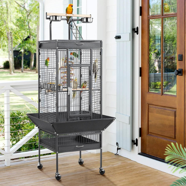 Bird Cage Aviary Enclosure 18in W x 14in D x 39in H