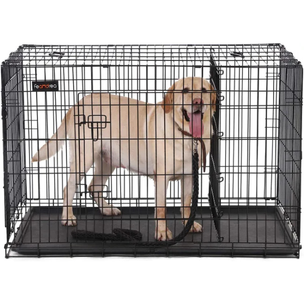 XXL Dog Crate Heavy Duty Large Metal Kennel Cage For Extra Large Dogs