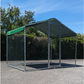 Chicken Coop Run - 65 Sq Ft 38mm Wire Mesh 2x3x7.4ft Galvanized Steel