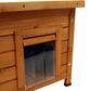Wooden Cat House Natural Cat Shelter Cozy Pet Home for Cats
