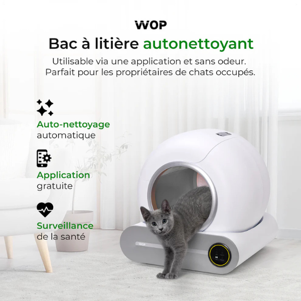 Smart Automatic Cat Litter Box with WiFi Connectivity