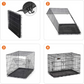 XXL Dog Crate Heavy Duty Large Metal Kennel Cage For Extra Large Dogs