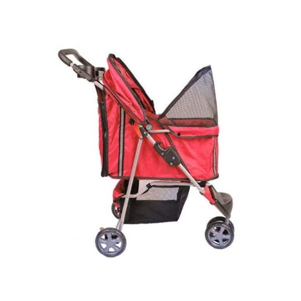 Pet Stroller for Small Dogs and Cats - Supports Up to 33 lbs