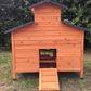 FSC Certified Wooden Chicken Coop for 4 to 6 Hens with Lift-Up Roof