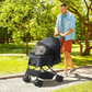 Pet Stroller for Dogs with 4 Swivel Wheels