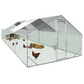 Chicken Coop Run 260 Sq Ft - Galvanized Steel Outdoor Chicken Enclosure