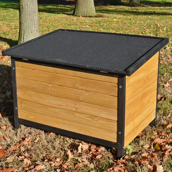 Extra Large Outdoor Pine Wood Dog House with Roof Vent 89x31x32 Inches
