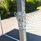 Chicken Coop Run - 65 Sq Ft 38mm Wire Mesh 2x3x7.4ft Galvanized Steel