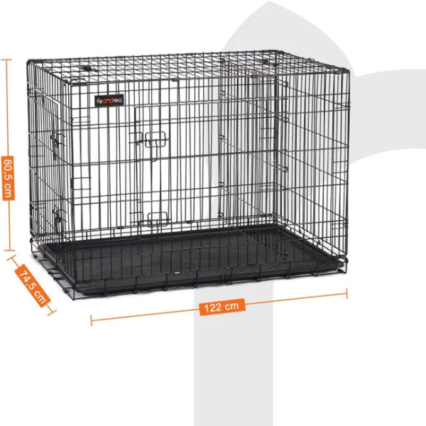 XXL Dog Crate Heavy Duty Large Metal Kennel Cage For Extra Large Dogs