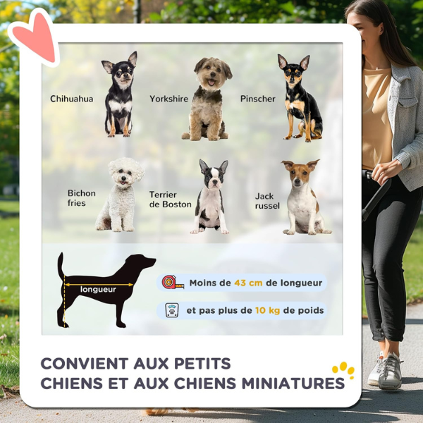 Pet Stroller for Dogs with 4 Swivel Wheels